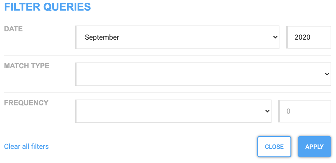 Queries - Filter Queries
